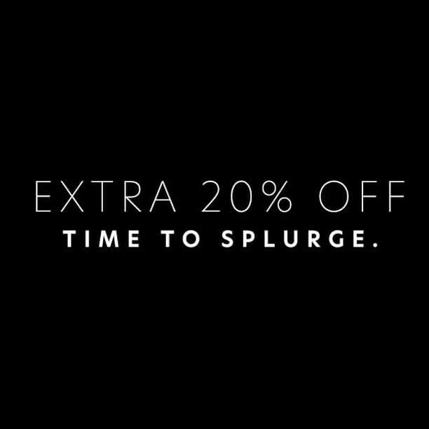 GILTのインスタグラム：「We unlocked an extra 20% off in honor of #NationalSplurgeDay. Go ahead, spend it all in one place.」