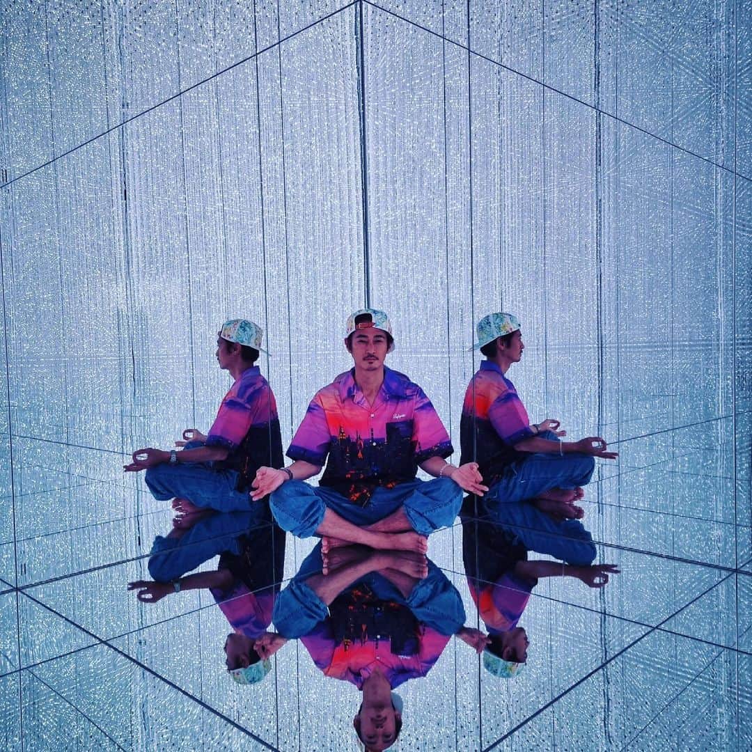 窪塚洋介のインスタグラム：「@teamlab.planets  また行ってきた豊洲♪ 何度言ってもぶっトばされる😆  #teamlabplanets」