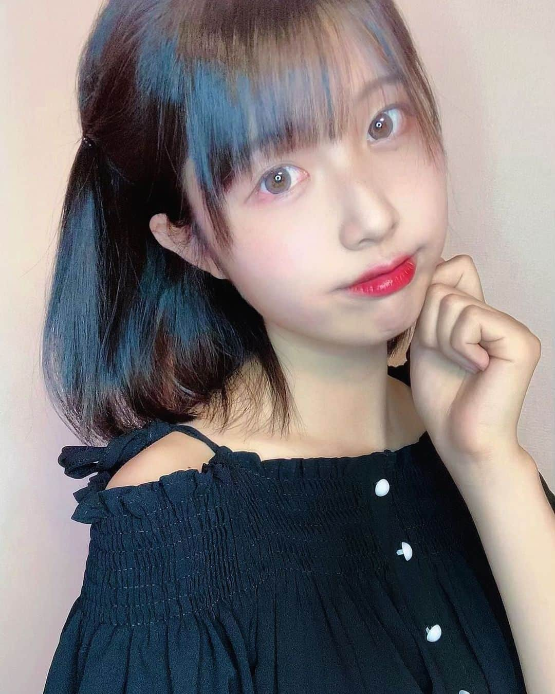 宮本桃子さんのインスタグラム写真 - (宮本桃子Instagram)「・ #私服 です。🧸💭 ・ ・ ・ ・ #名古屋 #アイドル #JK #量産型 #ワンピース #ハーフツイン #ミディアムヘア」6月19日 23時00分 - dela_momoko