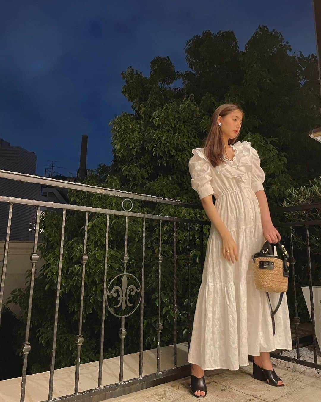 新木優子さんのインスタグラム写真 - (新木優子Instagram)「私服  onepiece : @snidel_official × @sweet_editors × @yuuuuukko_  bag : @sacaiofficial  ring : @five_twenty_one」6月19日 23時13分 - yuuuuukko_