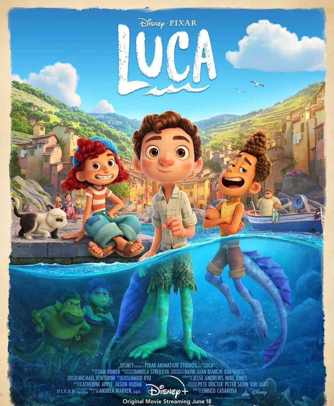 ジャスティン・ビーバーのインスタグラム：「Checkout my boy @jacobtremblay in LUCA, this is my favorite movie of the year」