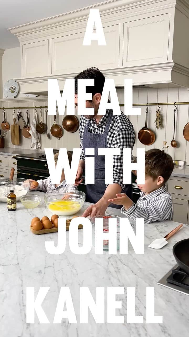 Anthropologieのインスタグラム：「What's on the menu this father's day? Step into @preppykitchen's domain as he whips up his husband's all-time favorite brunch...waffles!」