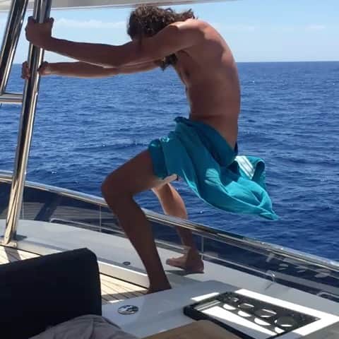 ジョアキム・ノアのインスタグラム：「When I handle my business in backgammon against my dad it’s a special day. Happy Father’s Day @yannicknoah」