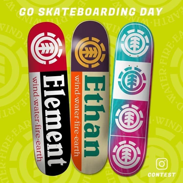 中山楓奈のインスタグラム：「6/21 Go Skateboarding Day🛹 スケートボードがもらえるチャンス！応募ルールは横へスライドしてチェック👉🏻 ... 毎年6月21日は世界的な”スケートボードの日“。Elementでは6/21~6/27の1週間、自分のスケート映像を投稿した人へ、スケートボードを抽選で5名へプレゼント！ ... <参加ルール> ① 6/21~6/27に自分のスケート映像をInstagramへUP ② 必ず「@ElementJapan #GoSkateboardingDay」2つをタグ付け ③ フィード投稿でもストーリー投稿でもOK ※両方へ投稿すれば当選確率UP？ @elementjapan フォローもお忘れなく👈🏻 ... <投稿〆切> 2021年6月27日 (日) 23:59まで 上手い下手関係なく、「面白い」「カッコイイ」「楽しい」動画をElement Japanライダー達が選びます🔥 ... ※当選発表は7月上旬にこの投稿上で行います。当選者へは @elementjapan よりDMさせて頂きます。当選案内の際にクレジットカード情報を確認する事はありません。偽アカウントからのDMにはご注意下さい。 ... #goskateboardingday #elementskateboards #elementjapan #skateboardingisfun #skateboard #スケートボード #スケボー」