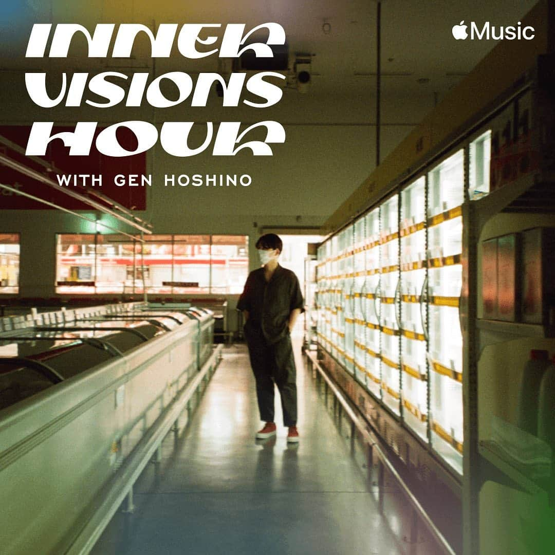 星野源さんのインスタグラム写真 - (星野源Instagram)「"Inner Visions Hour with Gen Hoshino" EP.2「夏」がApple Musicにて公開されました。今日の天気に合いそうなラジオです。屋上で収録しながらよく笑いました。もう夏ですね。  #InnerVisionsHour #GenHoshino #星野源 #不思議と創造」6月21日 16時45分 - iamgenhoshino