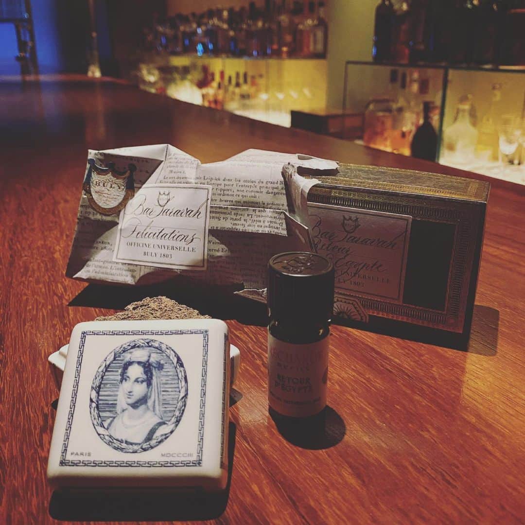 bar SARAVAHのインスタグラム：「#buly とてもいい香りで 綺麗にリニューアルしたお手洗いに設置しております 。」