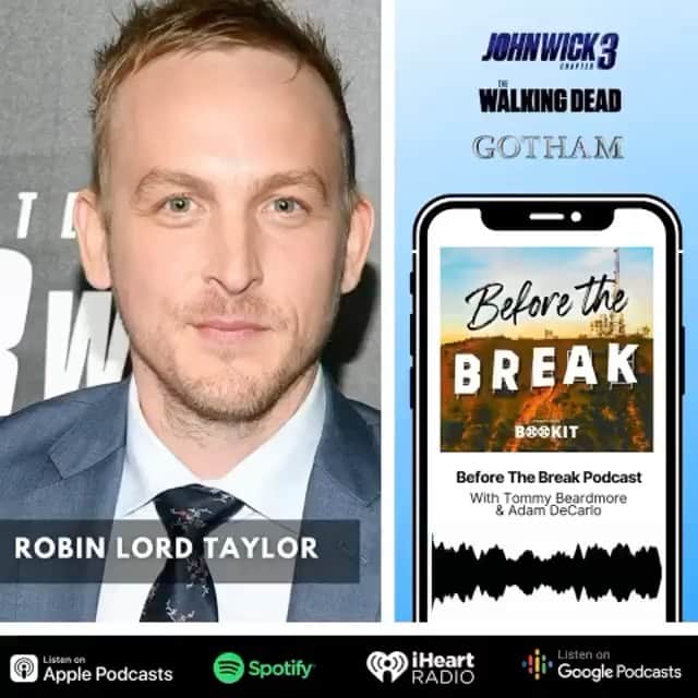 ロビン・ロード・テイラーのインスタグラム：「I had the pleasure of talking shop with my boys @thatadamdecarlo and @tommybeyond on @beforethebreakpod. Episode drops today! ❤️」
