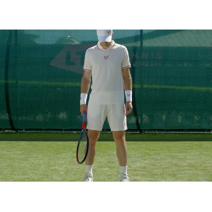 アンディ・マレーのインスタグラム：「Designed with performance and sustainability at its core, I'm pleased to introduce you to my #AMC Wimbledon kit.   #LetsGo #ReadyToPerform #sustainability #merinowool」