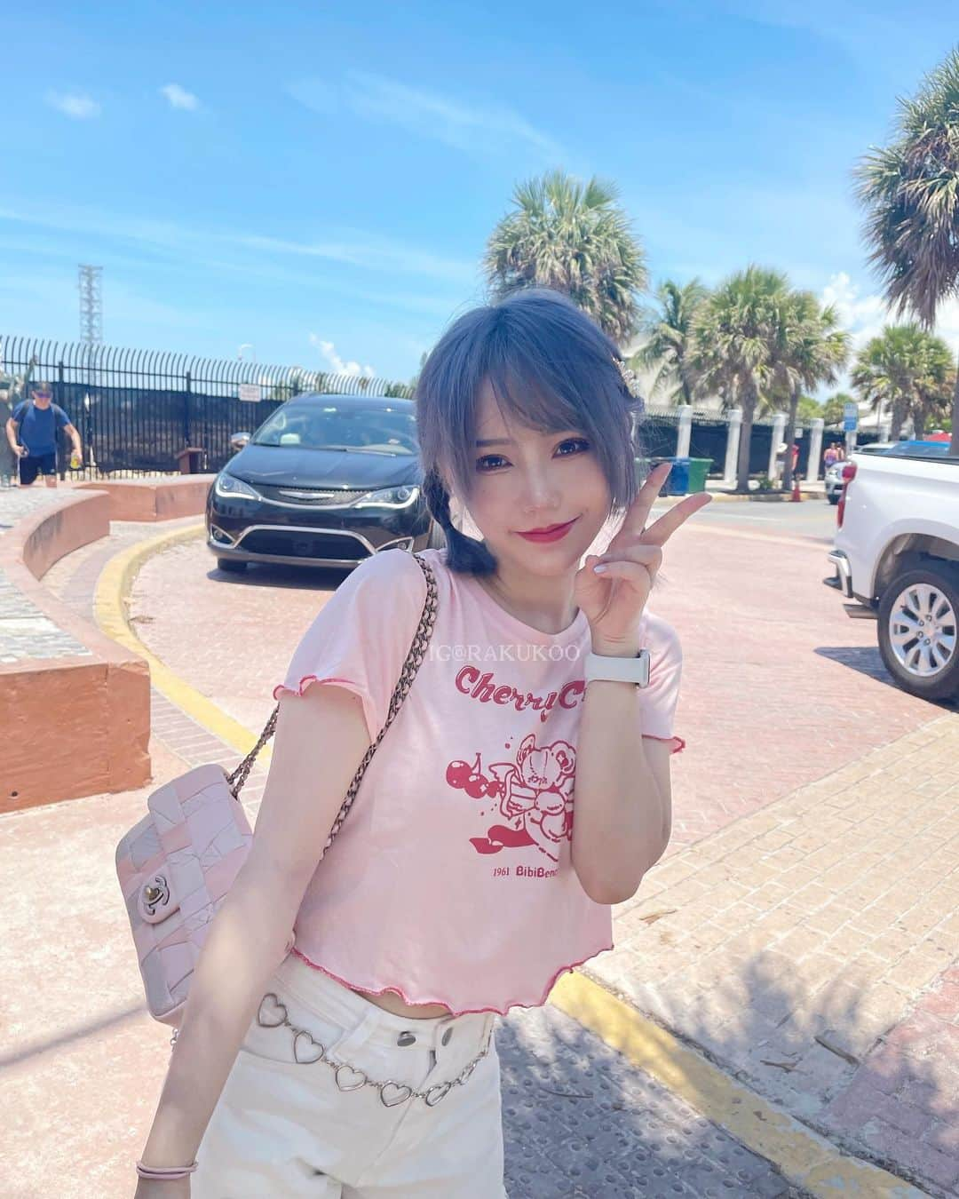 犬神洛洛子さんのインスタグラム写真 - (犬神洛洛子Instagram)「Vacation in Key West 💕」7月7日 0時11分 - rakukoo