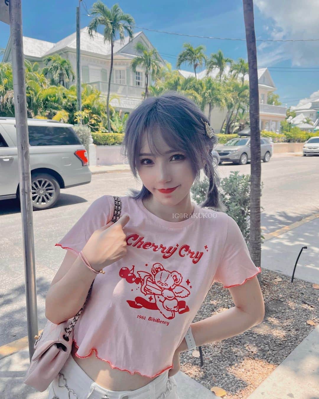 犬神洛洛子のインスタグラム：「Vacation in Key West 💕」