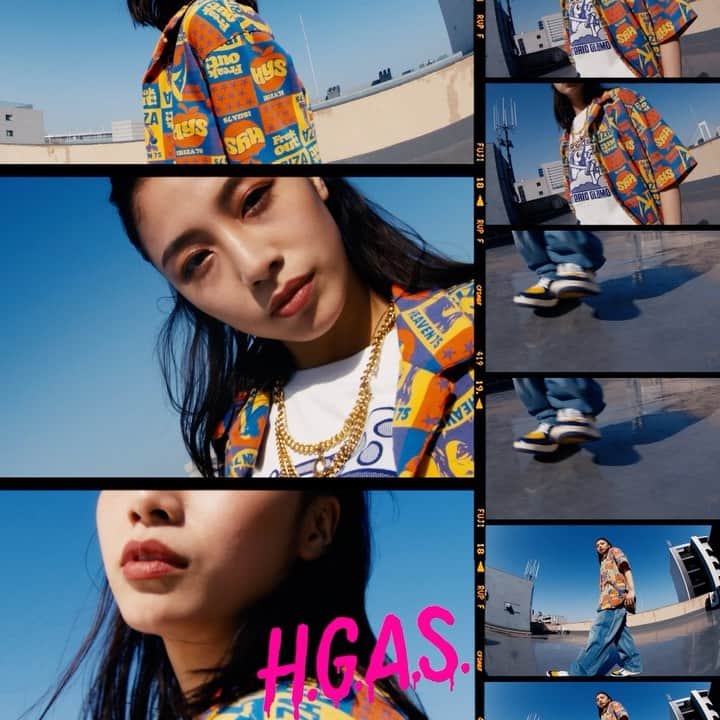 honoka のインスタグラム：「AFTER SCHOOL Curriculum.01  Video by : @nastymensah  Photo by : @dai.yamashiro  Styling : @yamakiiori  H&M : @_yukariyamamoto_   #hgas #afterschool  #hystericglamour」