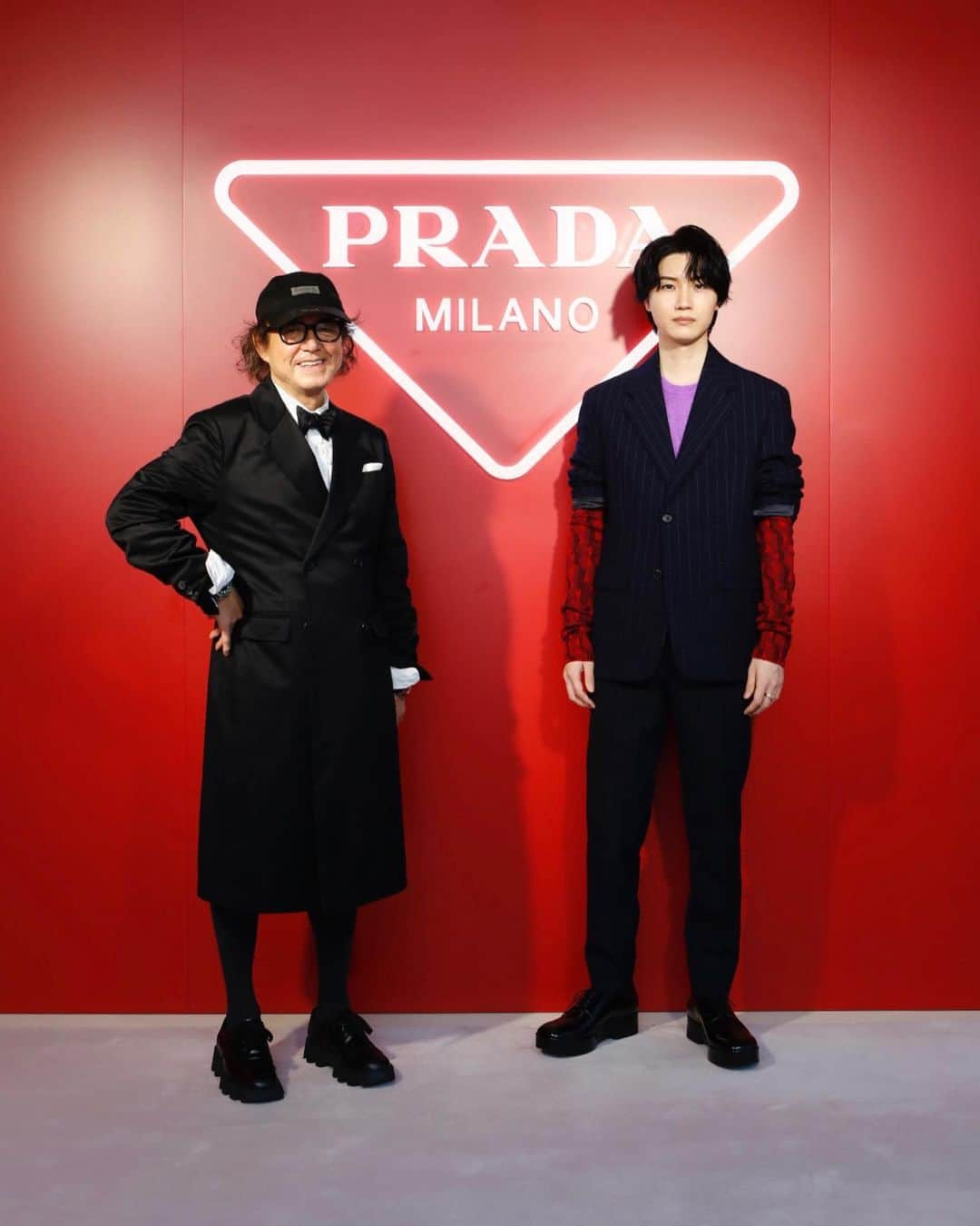 桜田通さんのインスタグラム写真 - (桜田通Instagram)「PRADA 2022SS MEN'S COLLECTION with @suzuki_gqjapan 様！  @prada #PradaSS22 #Prada」6月22日 17時27分 - dorisakurada