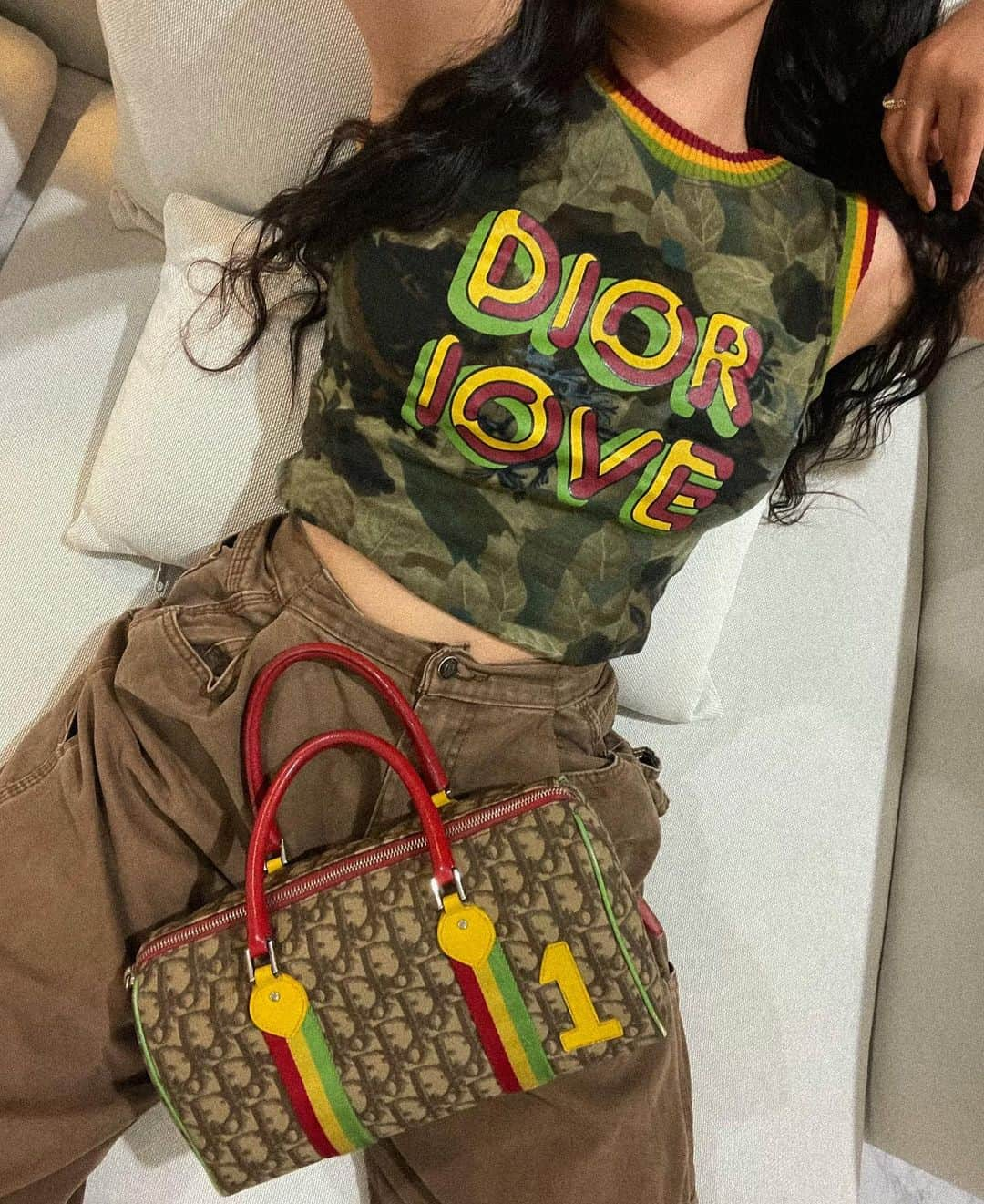 星あやさんのインスタグラム写真 - (星あやInstagram)「Vintage @dior ♥️💛💚」6月22日 22時41分 - ayastella_