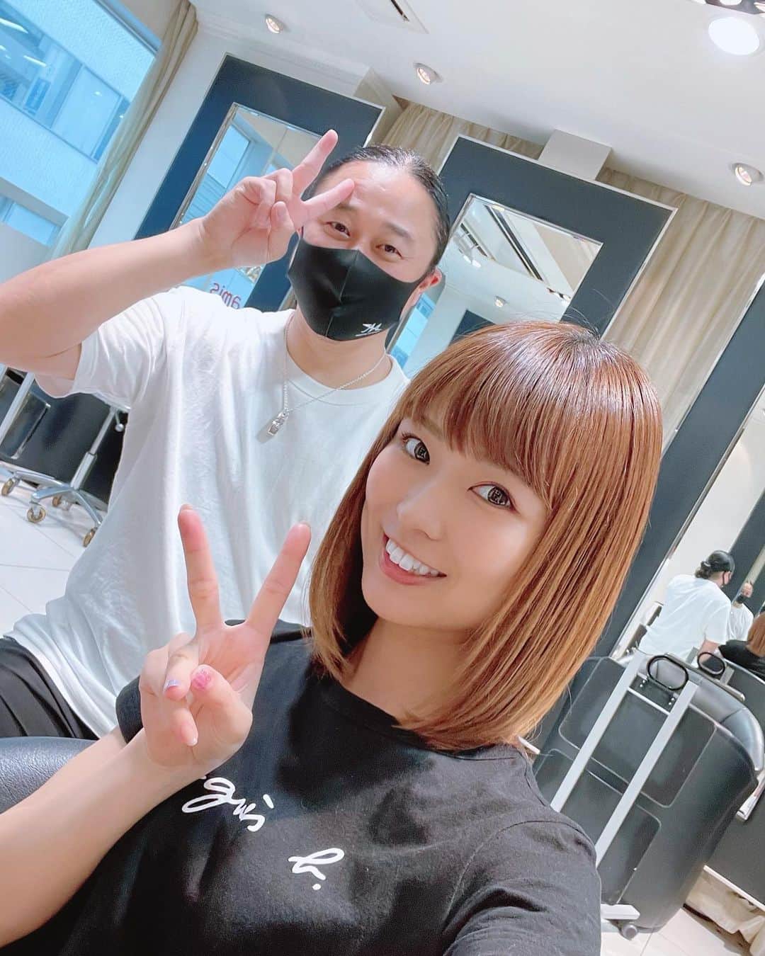 渕上舞のインスタグラム：「カット&トリートメント  #amisbyair #佐藤和哉 さん #渕上舞」