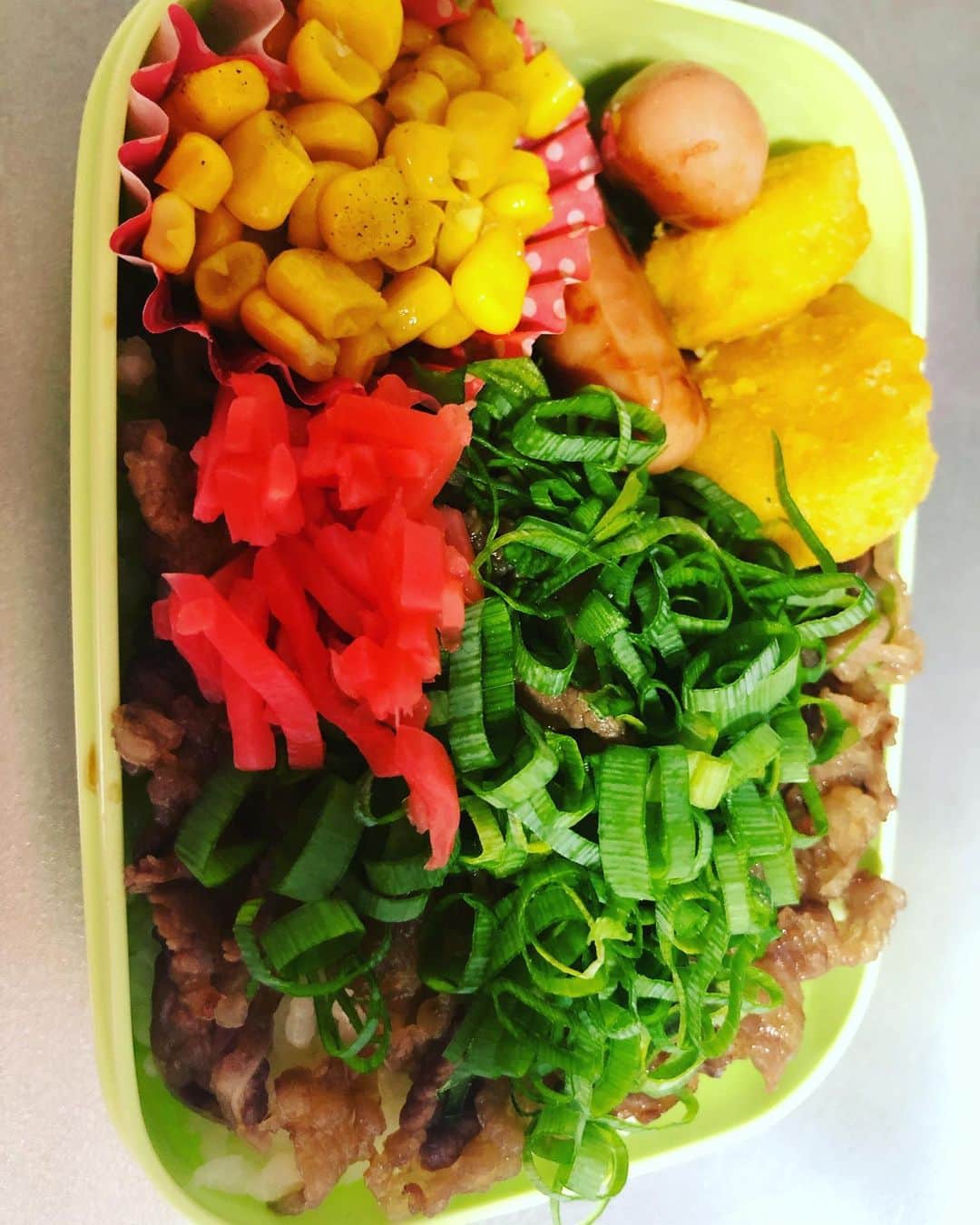 のインスタグラム：「牛丼弁当」