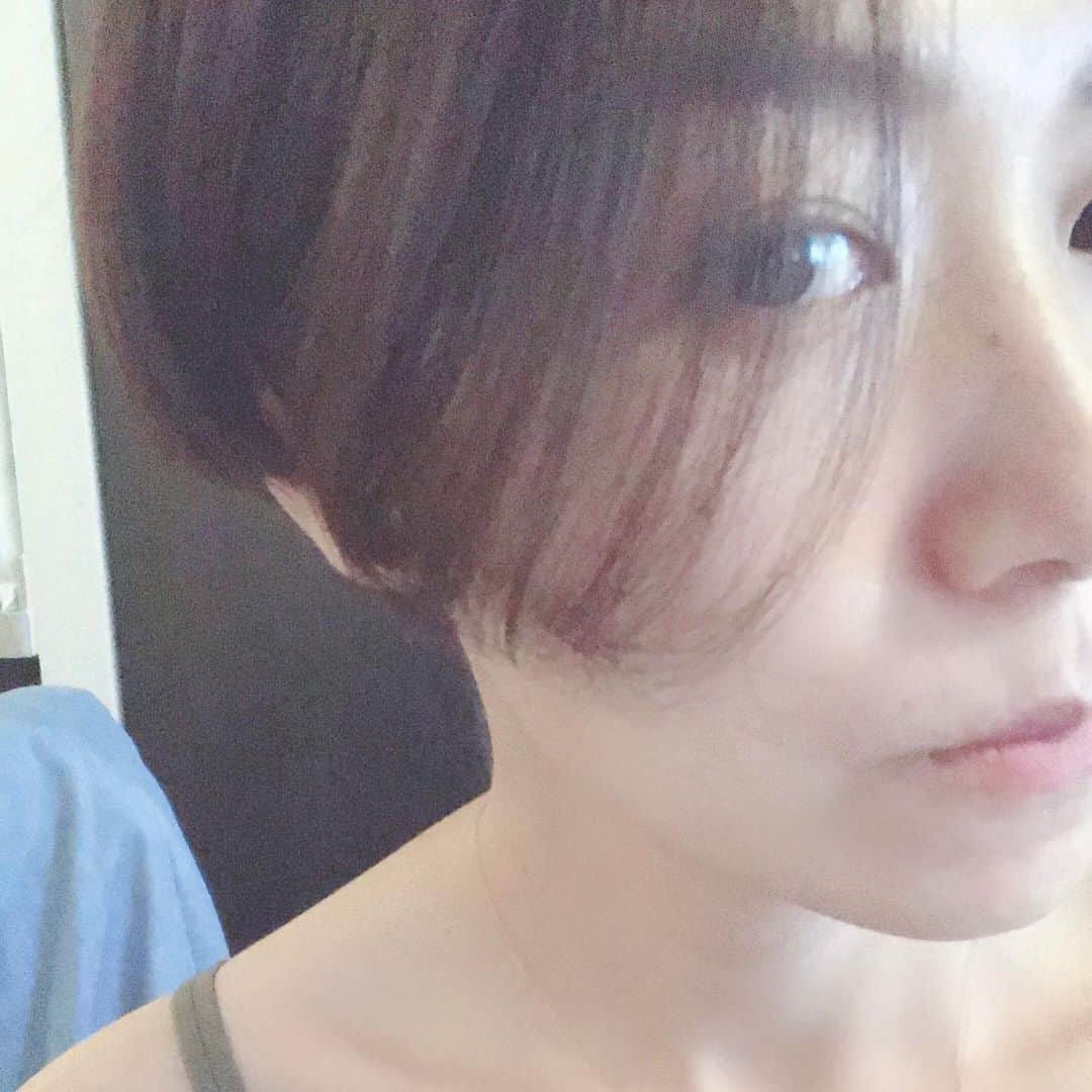 のインスタグラム：「羽瀬ちゃん風に切ってみた✂️ 風なだけでやっぱり羽瀬ちゃんにはならないわけで…🥺 ハンサム女子に憧れてみたけど…んー🤔なんか思ってたんと違う🤪 #田中いちえ#羽瀬ちゃん#着飾る恋には理由があって」