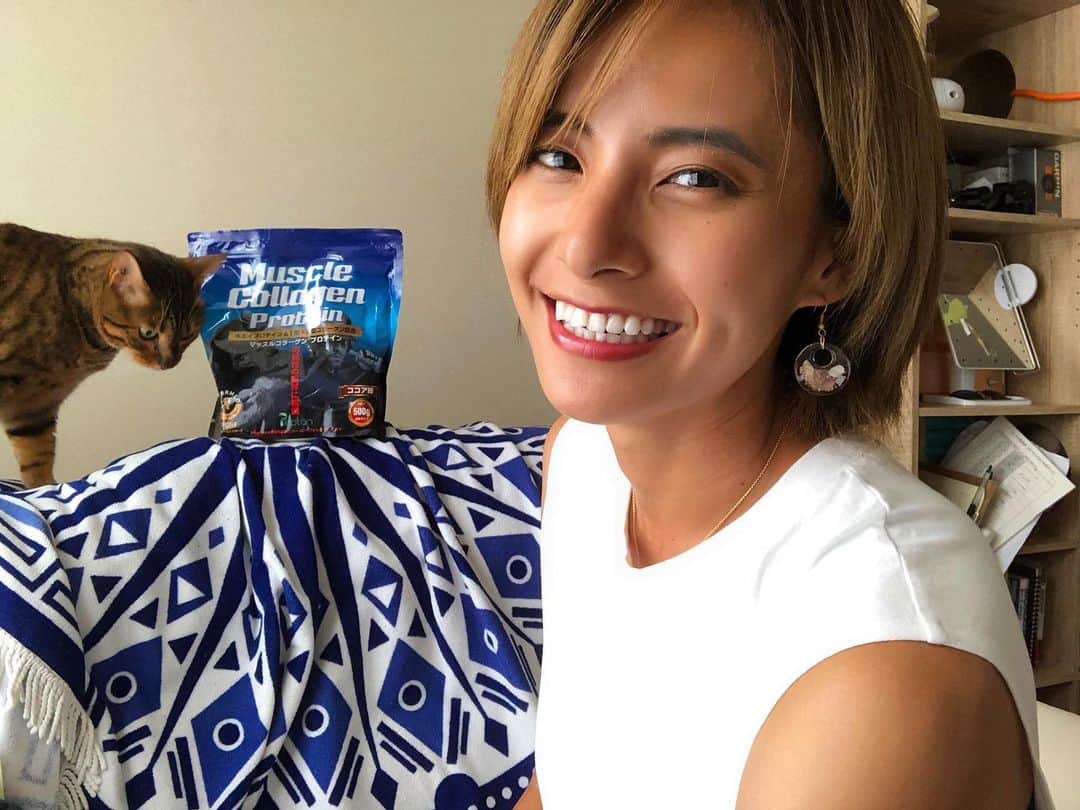 佐野千晃のインスタグラム：「⁡ 走らなくてもゴルフだったりたくさん歩いた日もプロテイン摂取するよー！ ⁡ マッスルコラーゲン®︎プロテインは名前の通りタンパク質+コラーゲンが入っていて、筋繊維だけじゃなく骨や靭帯にも栄養を行き届けてくれる！ ⁡ やっぱりプロテインは牛乳で割るのが好きだなぁ〜 牛乳と割ったらココアとゆーよりチョコだよもう🤤 ⁡ 美味しくないと飲もうって思わないもんね！笑 ⁡ チョコ好きは絶対好きな味！ ⁡ 3ヶ月間マッスルコラーゲン®プロテインを飲んで、髪のツヤ・コシ？なんか強くなった気がする、、、！ ⁡ みんなはプロテインを選ぶ時何が気になる？ ⁡ あたしは味！笑  だからチョコorココアが好き！笑 ⁡ 公式アカウントでキャンペーンを実施しているのでクーポンコード記載しておきます！ ⁡ https://unitecfoods.base.shop/（販売サイト） ⁡ 6月30日まで、先着100名限定でInstagram限定40％引きクーポンを配布中！！ ⁡ クーポンコードは『UFLJH35Z』だよい！！ ⁡ ⁡  ⁡ プロテイン=タンパク質って考えてるから出来るだけ毎日摂取するようにしてる！ ⁡ ・タンパク質はスポーツのための体づくりに大切 ・コラーゲンはタンパク質の一種であり、筋骨格（骨・腱・靭帯・関節）の主成分 ・ホエイプロテインとコラーゲンはスポーツする人がぜひ摂取するべき注目成分 ・数少ないホエイプロテインとコラーゲンを同時に摂取できる画期的な商品 ・特許出願中であるホエイプロテイン×コラーゲンペプチドの組合せ配合を商品に採用 ・アンチドーピング認証を取得している ・タンパク質の成分が豊富で運動強度が高いユーザーにおすすめ ・SC相模原の選手が摂取し、コンディション維持に役立ち、J2昇格の原動力になった ・プロ選手も愛用し、配合成分も競合製品と一味違うプレミアム商品 @musclecollagenprotein はこの金額を出す価値あると思う！ ⁡ こたさんも気になるマッスルコラーゲンプロテイン一回だけでも試して見て欲しい🥺 ⁡ ⁡ #ambassador  #musclecollagenprotein  #PR #マッスルコラーゲンプロテイン #コラーゲン #プロテイン #トレーニング #おうち時間 #プロテイン生活 https://unitecfoods.base.shop/」