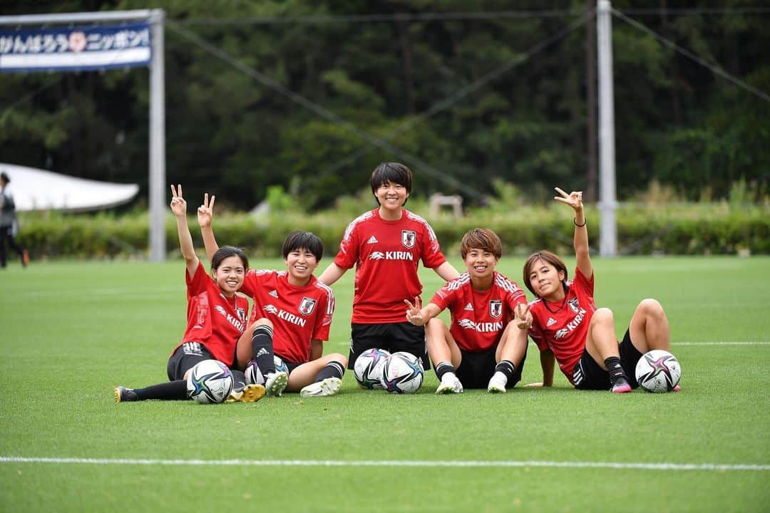 田中美南のインスタグラム：「. Day 3 いい環境でいいトレーニングできてます😊🇯🇵  ©︎JFA #nadeshiko #JFA」