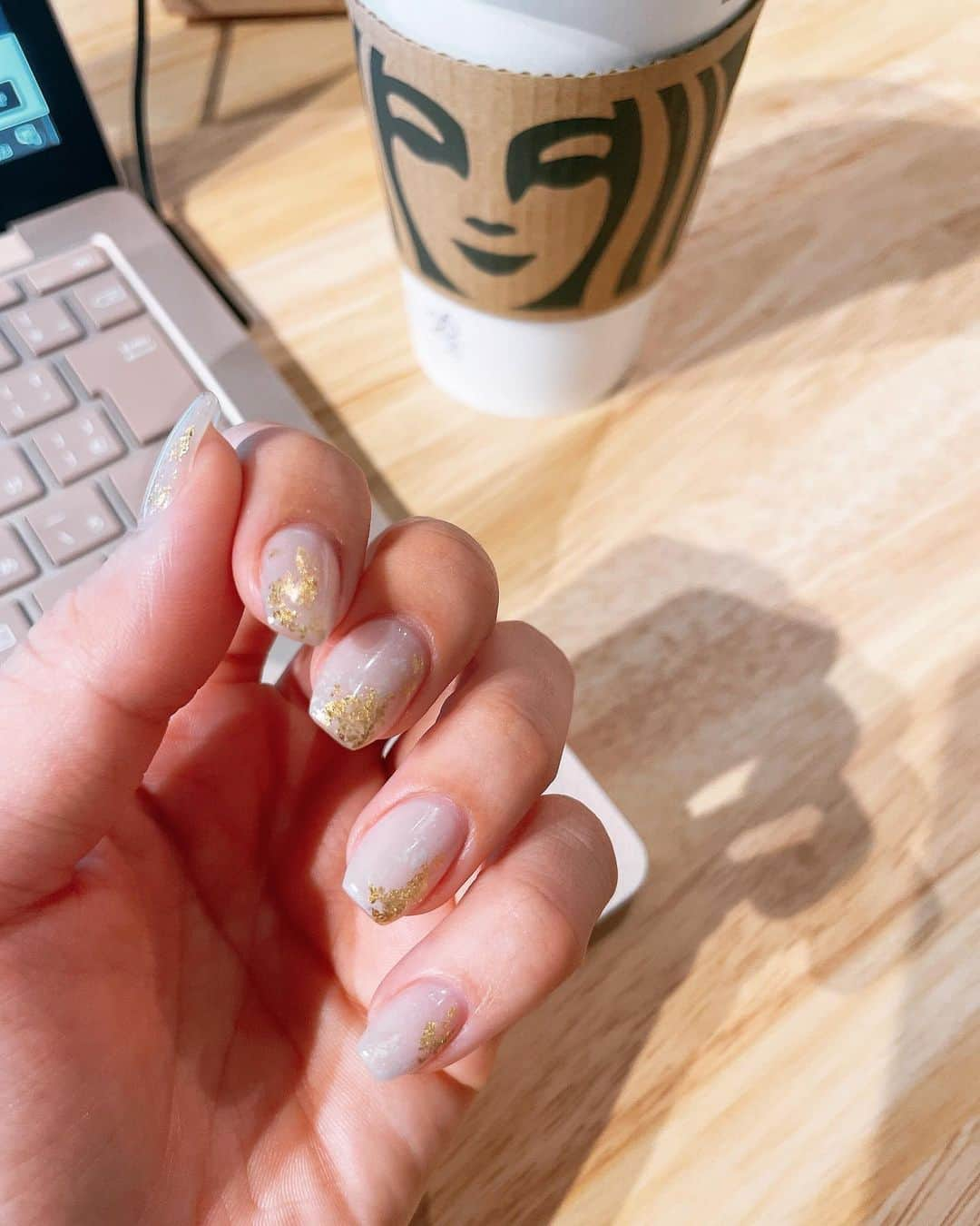 水越愛華さんのインスタグラム写真 - (水越愛華Instagram)「ネイル変えたよ〜💅😌🧡  段々短くなってゆく〜 いつもありがとう💅🤍 @nail.yuri_y」6月23日 21時05分 - iamemika21