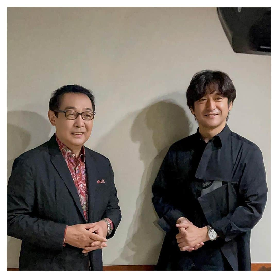 さだまさしさんのインスタグラム写真 - (さだまさしInstagram)「石丸幹二さんと📸 ７月の📻 「GRAND SEIKO THE NATURE OF TIME」 ７月３日(土)・１０日(土)・１７日(土)・２４日(土)・３１(土) １２:００～１２:２５　 TOKYO FM https://www.tfm.co.jp/nature/index.php#abo  ７月に５週もゲスト出演📻 お世話になりました。 初めてゆっくりお話しさせて頂きました。 とても楽しかった〜🥰 ありがとうございました。 放送をお楽しみに。 . #石丸幹二 #grandseikothenatureoftime  #さだまさし #sadamasashi #tokyofm」6月24日 10時24分 - sada_masashi