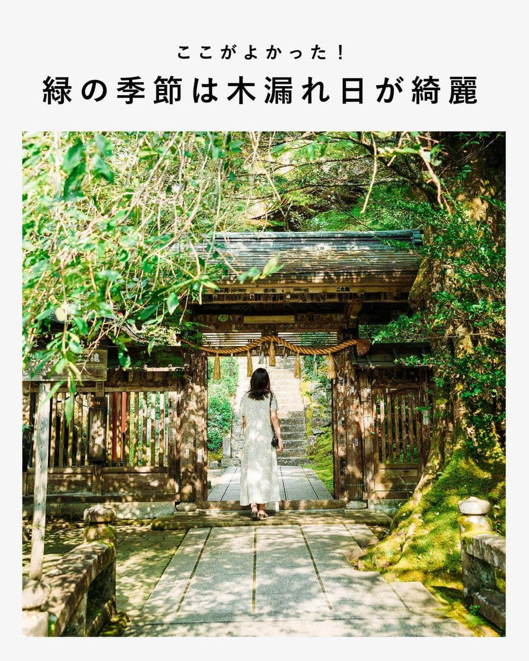 東京カメラガールズさんのインスタグラム写真 - (東京カメラガールズInstagram)「爽やかな緑が映えるお寺🌿  これからの季節、 特におすすめしたいスポットがここ『那谷寺』。 "なたでら" と読みます🌱  緑が映える景色に光の差し込み方も最高なので、 ポートレートにぴったりな場所です！ リフレクションが素敵なスポットもあるので 撮影したくなっちゃいますよ…✨  那谷寺は緑深まる夏シーズンのみならず、 春は桜、秋は紅葉、冬は雪景色とオールシーズンで 四季折々の景色を楽しめるのも大きな魅力のひとつ😳✨  #小松カメラガールズ からも、 カメラガールズが旅した小松の景色を ご覧いただくことができます☺️  . . Attention✨ ※旅をする際はどうか新型コロナウイルス対策を。 ※撮影する際はマナーを大切に。 ※写真撮影時は一時的にマスクを外していますが、常に健康管理や感染対策は万全に、ガイドラインに従ってイベントを開催しています。 . . . #カメラガールズ  #石川旅行#石川観光#小松市#日本の絶景#絶景スポット#フォトジェニック#旅行好きな人と繋がりたい#那谷寺#旅行好き女子 #カメラ好きな人と繋がりたい #カメラ女子旅」6月24日 18時20分 - tokyocameragirls