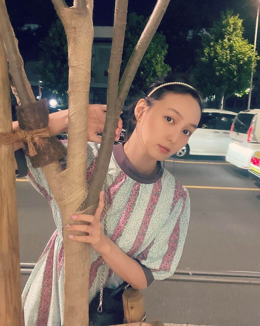 道江幸子さんのインスタグラム写真 道江幸子instagram 𓆟 レトロ レトロガール レトロコーデ レトロファッション Retrogirl Retro Retro Retrostyle アップヘア Streetsnap ポトレ ポトレ女子 ポトレの世界 ワンピース