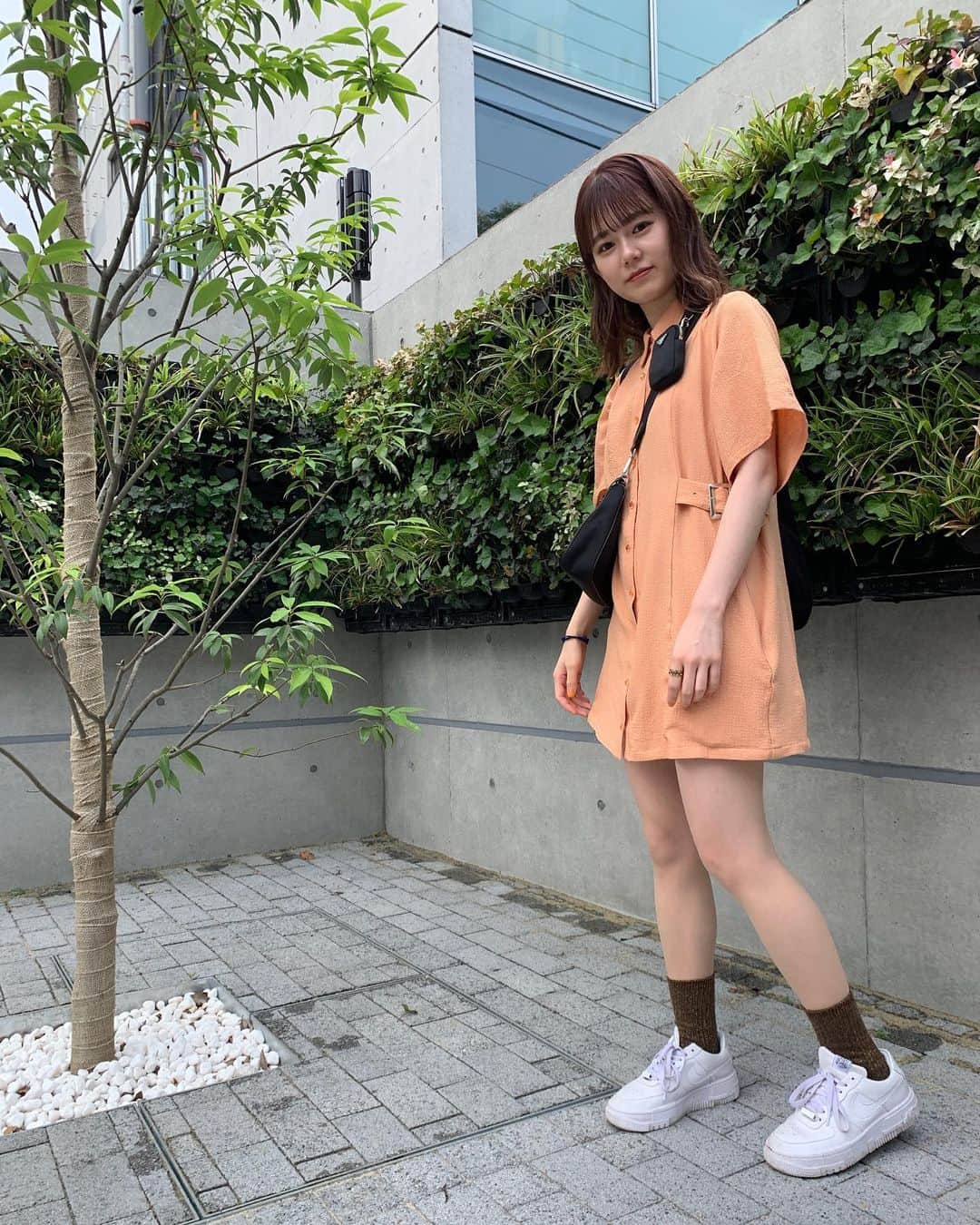 川口葵さんのインスタグラム写真 - (川口葵Instagram)「.  オレンジの服はじめて着てみた🟠 私服の投稿は　#あおいのふく　 って付けます🤤」6月24日 20時51分 - kawaguchiaoi_1126