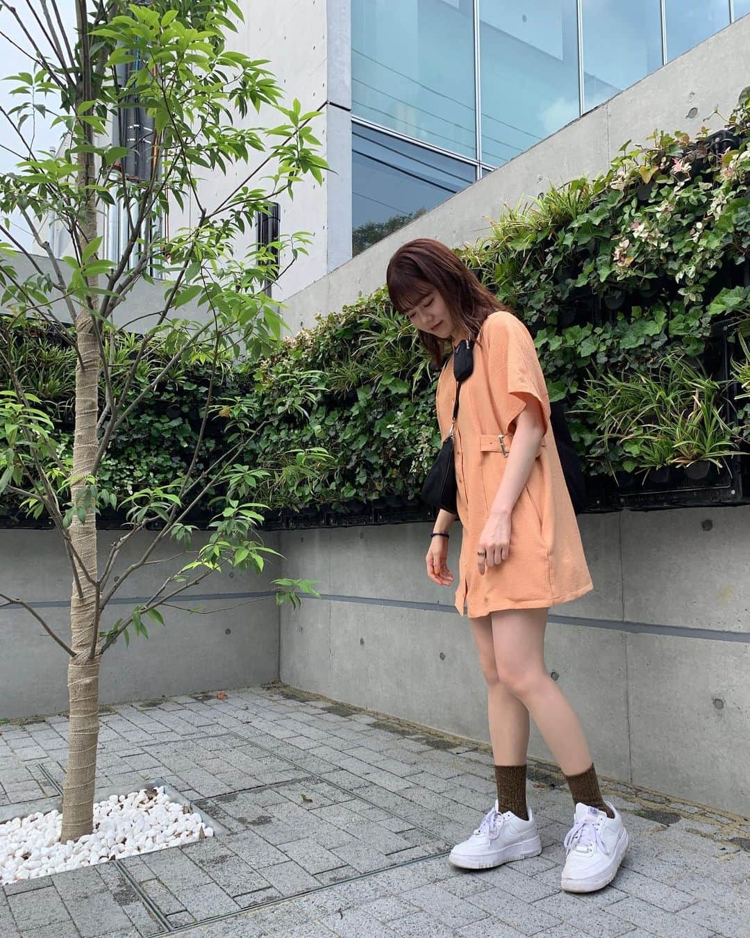 川口葵さんのインスタグラム写真 - (川口葵Instagram)「.  オレンジの服はじめて着てみた🟠 私服の投稿は　#あおいのふく　 って付けます🤤」6月24日 20時51分 - kawaguchiaoi_1126