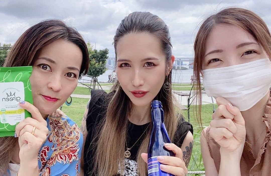 Sachiさんのインスタグラム写真 - (SachiInstagram)「仲良し3人で集合❤   #さっchannel #鈴木リズ   #しろねこみゃあこ」6月24日 20時45分 - sacharmmy