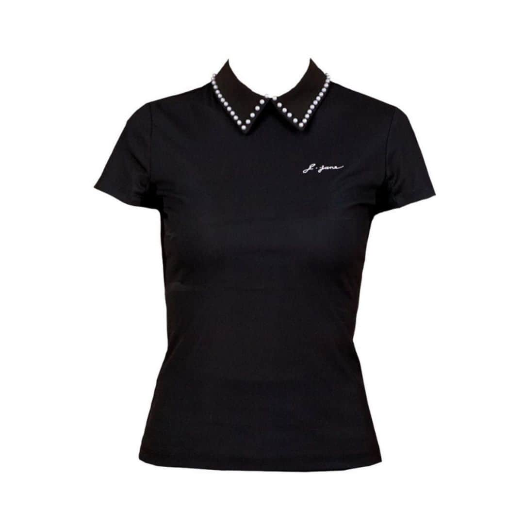 J.JANE JAPANさんのインスタグラム写真 - (J.JANE JAPANInstagram)「. Ribbon pearl bucket hat (Black) ¥6,800 . Pearl collar T-shirt（Black） ¥25,000 . パールがアクセントになって 可愛いモノトーンコーディネート🖤 . #golf#골프 #ゴルフ#golfwear #j_jane #j_jane_golf #スポーツ#golfswing #ドライバー#アイアン#golf#fashion#韓国ファッション#ゴルフ好き#golfing#golfer #ゴルフウエア #ゴルフスイング#ゴルフ女子」6月25日 13時25分 - j.jane_japan