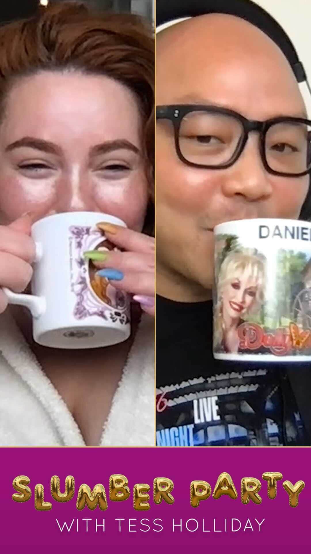 テス・ホリデーのインスタグラム：「I was honored to have my good friend & celebrity makeup artist @danielmartin join me for the last episode of the season on @slumberpartywithtess!💖 THERE WERE TEARS LOL We talk about our similar paths to finding our creative outlets - starting at MAC, loving the Pacific Northwest, and finally creating our homes in cities surrounded by our chosen families.💄 Daniel shares some deep personal experiences like his 9/11 story and doing a client’s makeup for the last time for their memorial. We discuss how Daniel sets professional and personal boundaries - including turning down a potential client who happened to be a member of the Trump family.🤮 I am so grateful to have a friend like Daniel, and I think you’ll understand why by listening to this week’s episode! Listen now at the link in my bio, y’all! ✨」