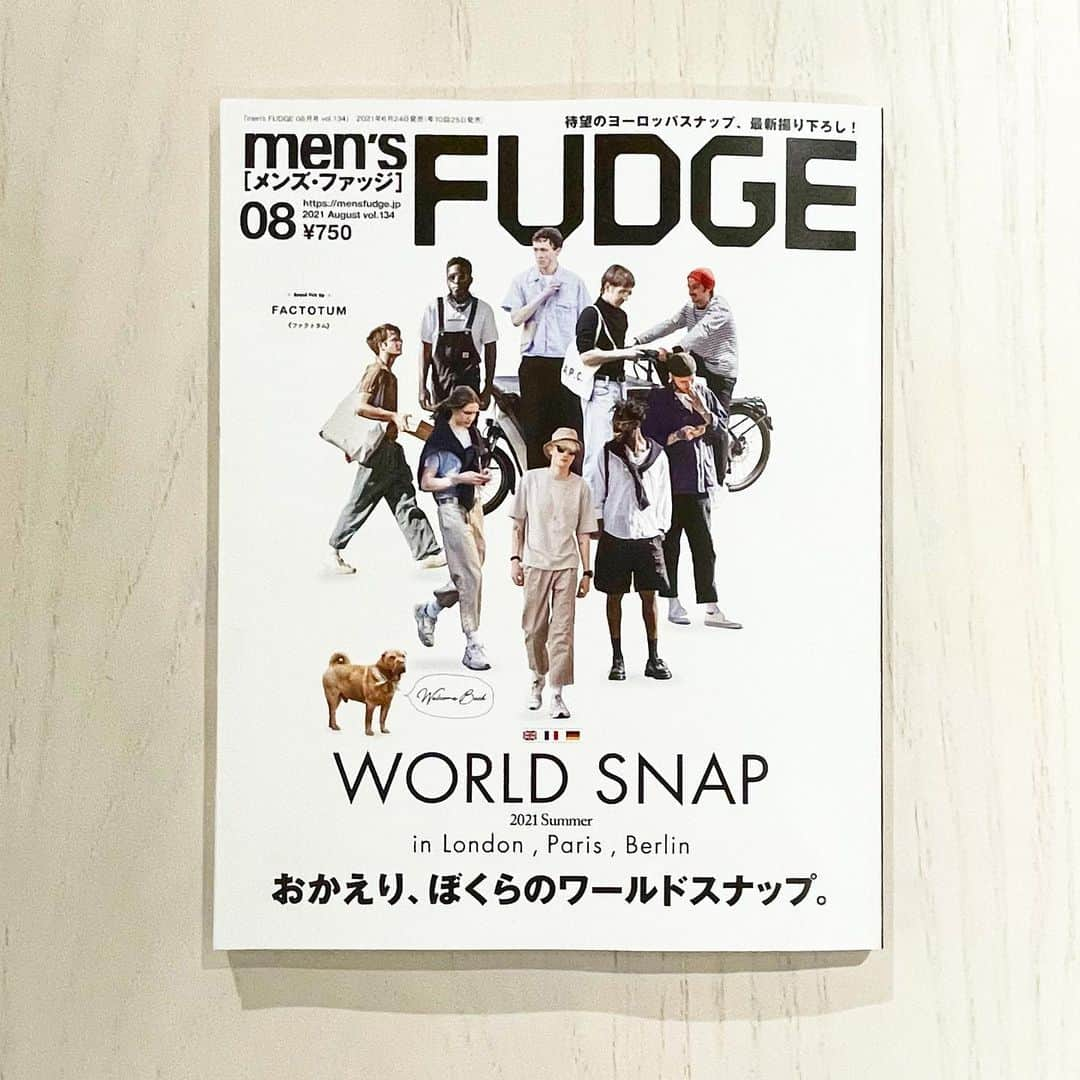 men'sFUDGE のインスタグラム