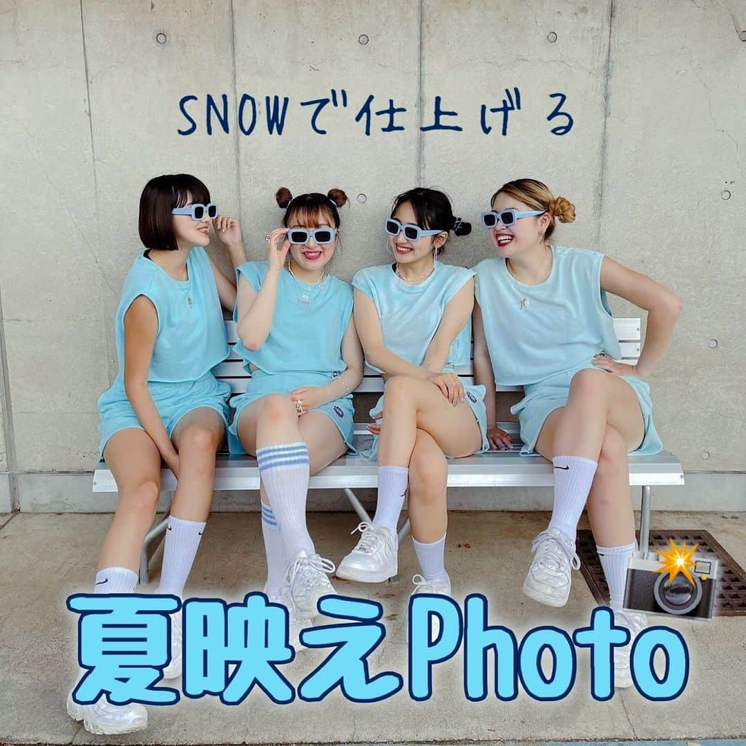 「SNOW」顔認識カメラアプリさんのインスタグラム写真 - (「SNOW」顔認識カメラアプリInstagram)「暑い季節にぴったり🍉 「夏」タブ登場✨ ⁡ 夏の写真がさらに夏っぽくなる📸 思い出の一枚を可愛く残そう☺️ ⁡ ⁡ #snowcam #夏コーデ #夏 #snmmer #加工の仕方 #サングラス #青春フォトグラフ」6月25日 16時04分 - snow_japan