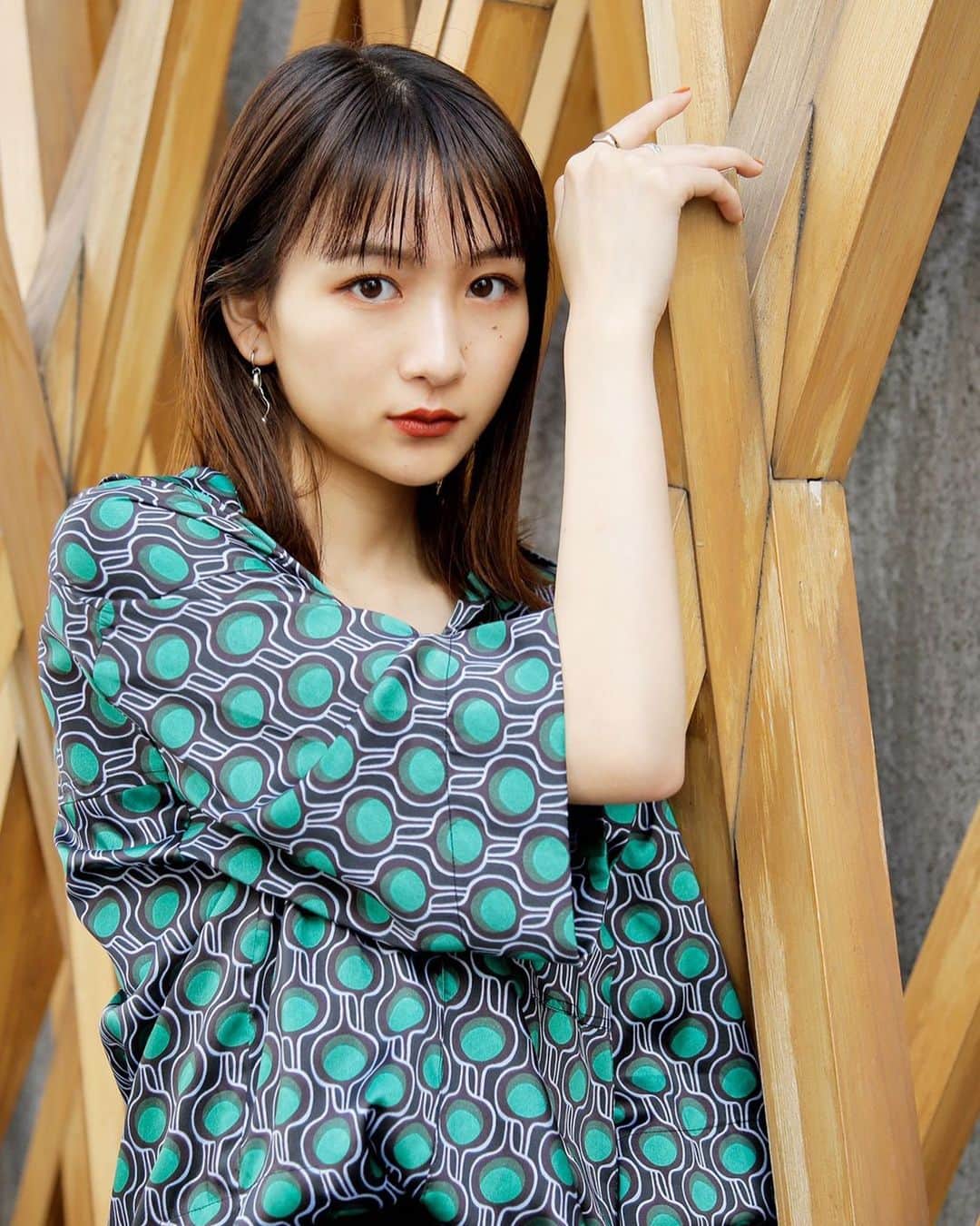 杉本愛里のインスタグラム：「普段と違う感じ🔥」