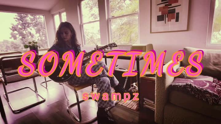 オーブリー・ピープルズのインスタグラム：「check out the link in my description to see me as @s_w_a_m_p_z performing my upcoming single “sometimes” ✨✨✨✨」