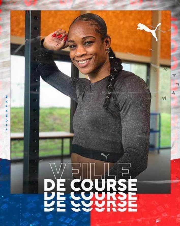 キャロル・ザヒのインスタグラム：「Retrouvez moi dès demain en série du 100m des championnats de France élite de Angers 🇫🇷 🏃‍♀️  #Puma #championnat #elite #france  #trackandfield #athletisme #sprint」