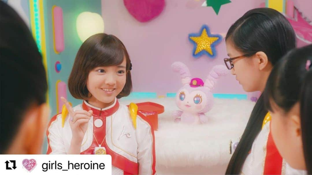 mirage²（ミラージュミラージュ）さんのインスタグラム写真 - (mirage²（ミラージュミラージュ）Instagram)「🐶🍭🌺☀️ #Repost ⁡ @girls_heroine ・・・ 【予告】ついに最終回❗️  #テレビ東京 系にて、明日6/27(日)あさ9時から #ラブパト 第48話「ラブパトリーナは永遠に♡」 ⁡ ラブジー長官がミミピョコ星に帰ることに😢 https://lovepatrina.jp ⁡ 私たちのラブと感謝を込めて パーティーを開こう！🎉🎊 ⁡ #ラブパトリーナ #ガールズ戦士 #特撮」6月26日 18時01分 - lovelylovely_official