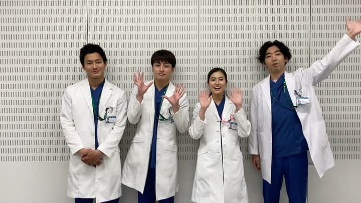 のインスタグラム：「.  ／  #泣くな研修医 いよいよ最終回❗ こんや11時  ＼  研修医たちが選んだ未来を ぜひ見届けてください…🌸  #白濱亜嵐 #野村周平 #柄本時生 #恒松祐里 #研修医箱推し   .」