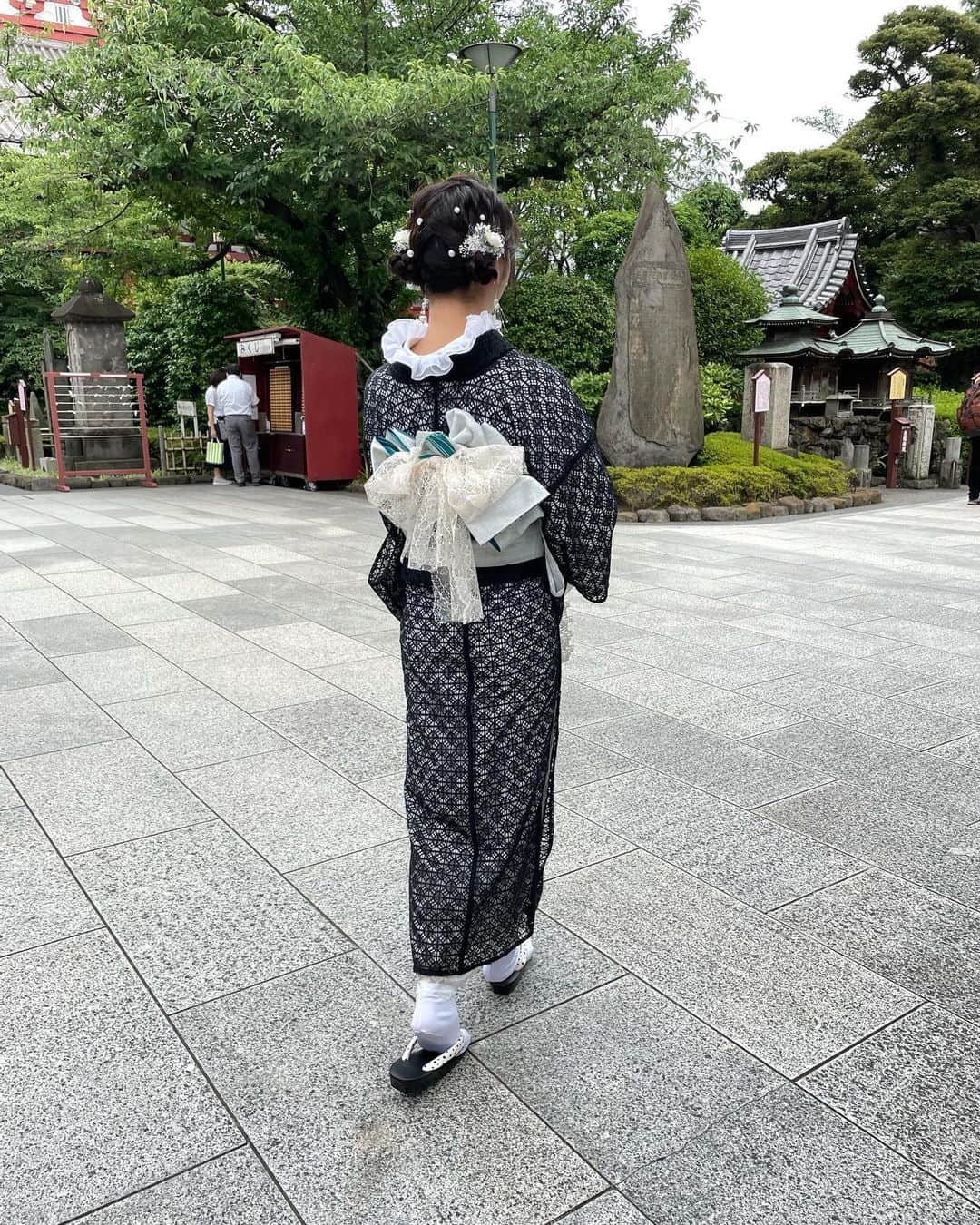 井手上漠さんのインスタグラム写真 - (井手上漠Instagram)「東京へ上京したらしたかったこと。着物で浅草デート こんなお姫様したことなかったから幸せでした🌹」6月26日 19時54分 - baaaakuuuu