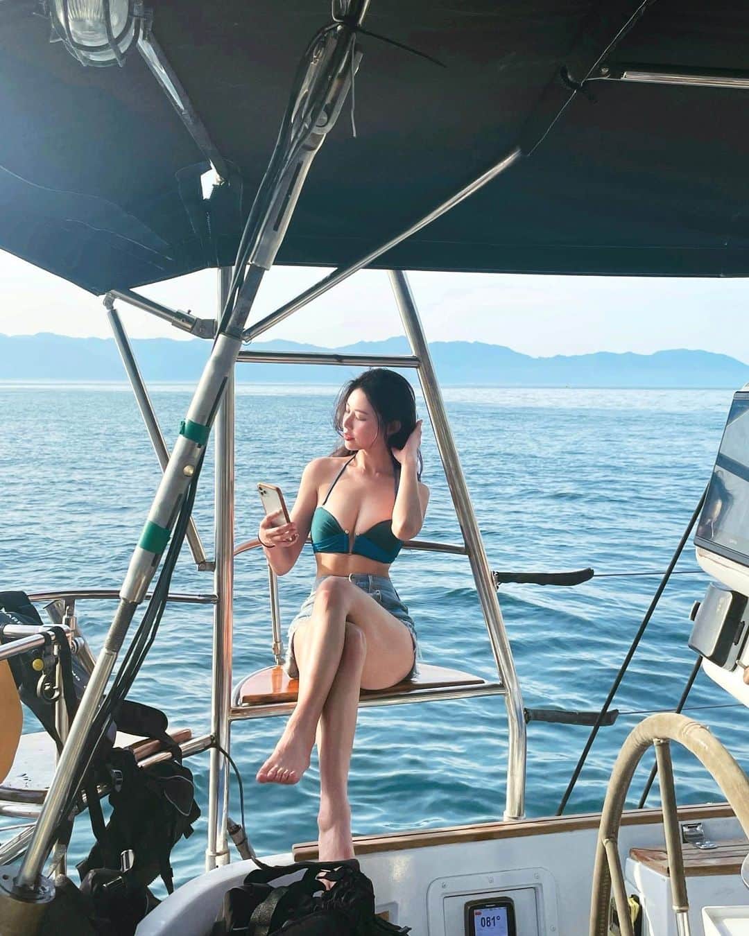 張香香のインスタグラム：「🛥🤍」