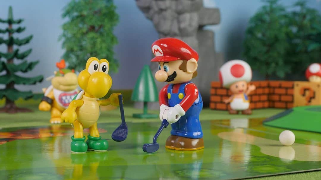 アルパコのインスタグラム：「#mariogolf #mariogolfsuperrush #supermario #supermariotoys #マリオゴルフ #マリオゴルフスーパーラッシュ」