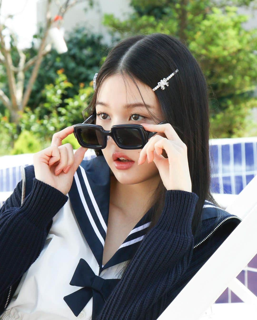 チャン・ウォニョンさんのインスタグラム写真 - (チャン・ウォニョンInstagram)「wonyoung X @miumiu 🏝 #IZONE #JANGWONYOUNG #WONYOUNG #아이즈원 #장원영 #원영」6月27日 11時26分 - wonyoung__ive