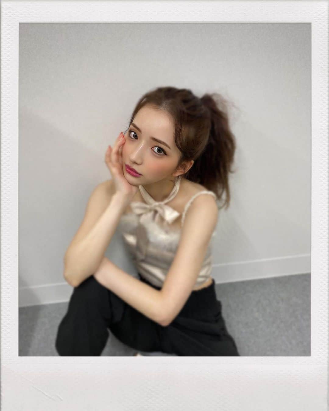 南りほのインスタグラム：「ポニーテールがすき🎀」