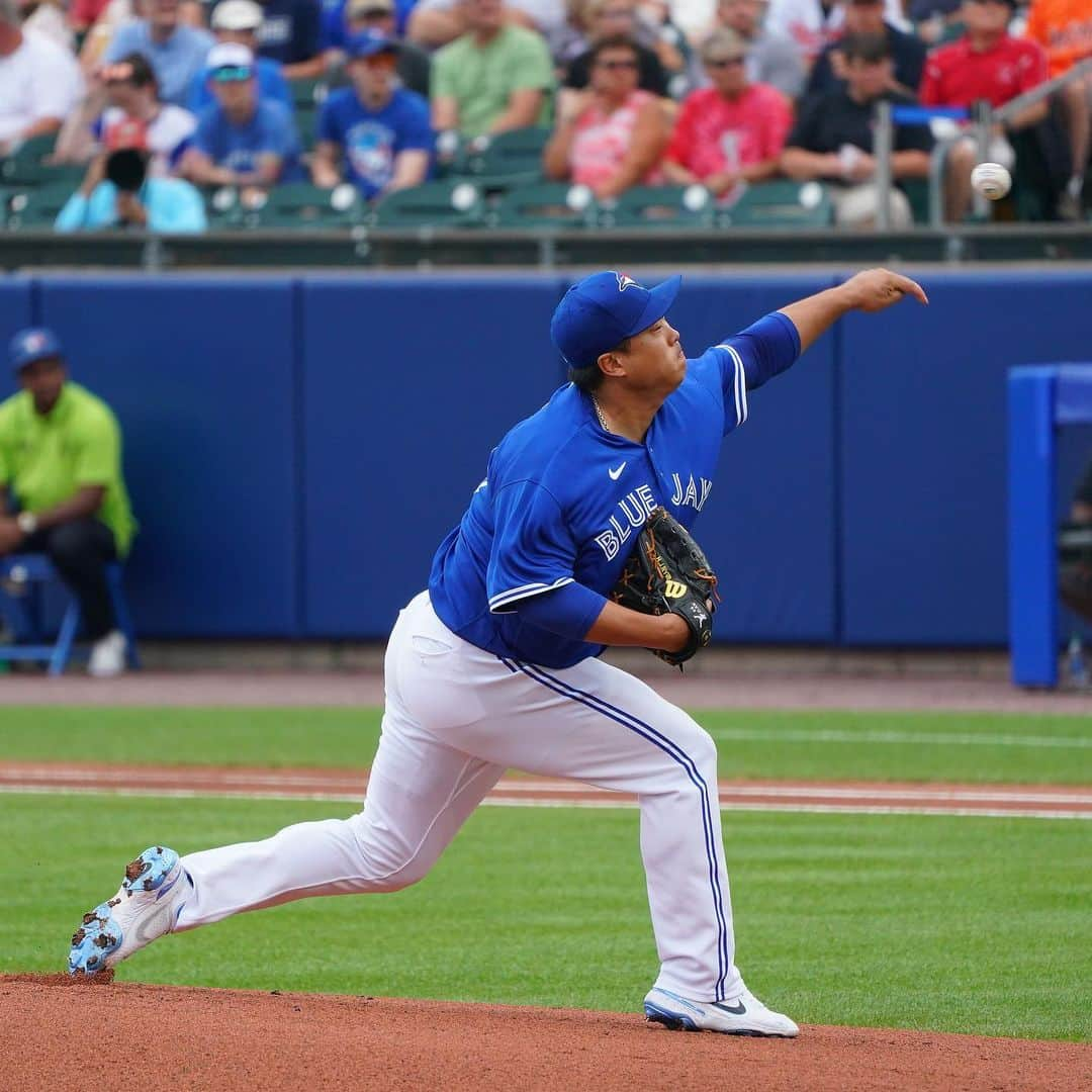 柳賢振さんのインスタグラム写真 - (柳賢振Instagram)「Keep going~ #bluejays」6月27日 7時31分 - hyunjinryu325