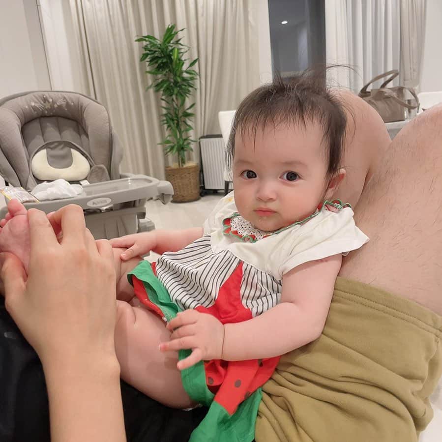 アレクサンダーのインスタグラム：「ご飯食べ終わりました❤️」