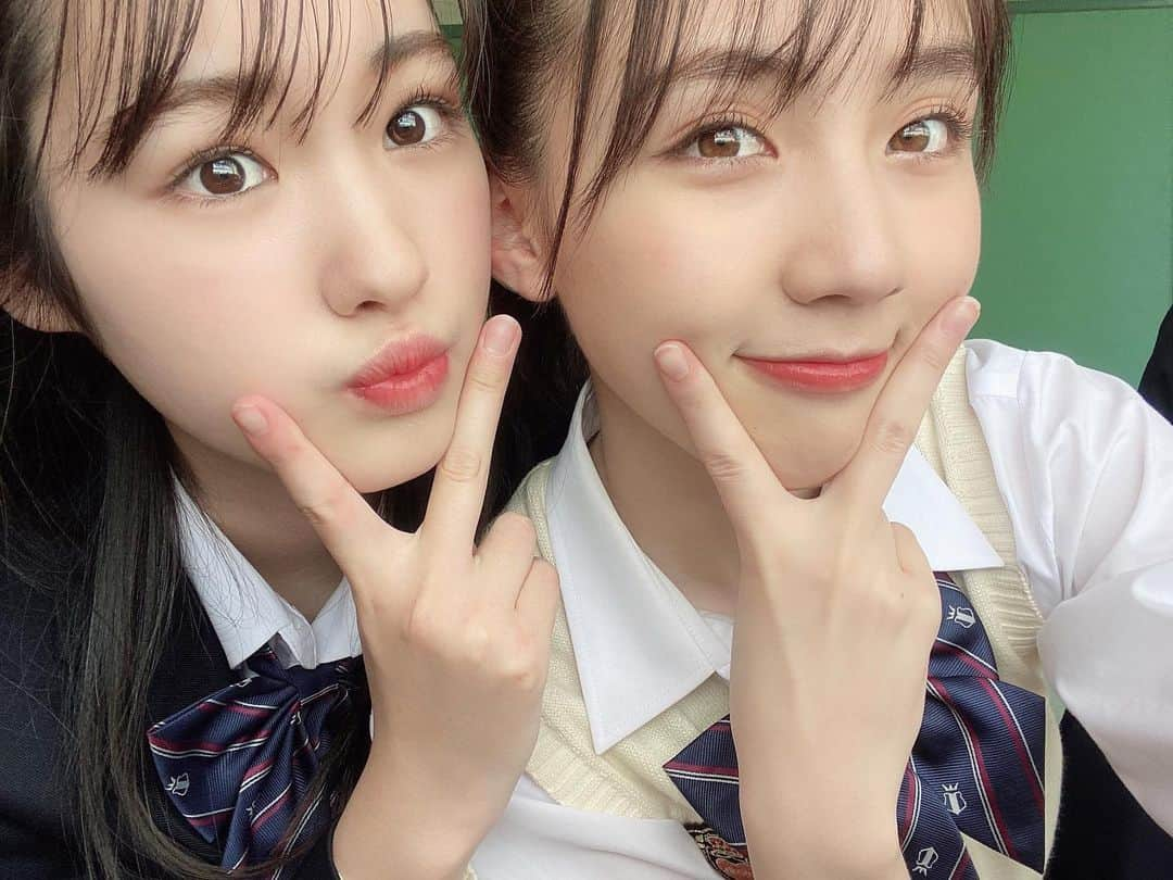 組橋星奈さんのインスタグラム写真 - (組橋星奈Instagram)「・ ・ ・ ・ お久しぶりのセナワカです👥 ・ 最近は撮影中もテスト勉強頑張ってるよ〜笑 ・ セナワカは今日も元気！！ ・ ・ ・  #宮本和奏  #セナワカ  #せなわか投稿  #組橋星奈  #ニコラ」6月27日 18時08分 - sena_kumihashi0716