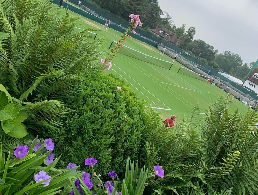 二宮真琴さんのインスタグラム写真 - (二宮真琴Instagram)「☆ . Wimbledon 2021🎾🌱🇬🇧 緑がいっぱいの雰囲気が目に優しくてとっても好きです😍  テニスの聖地初上陸のコーチ、目も鼻も口もやる気も！全開です🤩（笑） . #wimbledon2021 #london #england #ウィンブルドン  . #エディオン #EDION #紅菱住建 #ダイヤホーム #サタケ #babolat #バボラ #NBテニスガーデン #tennisplayer #テニス #テニス女子 #ダブルス #二宮真琴」6月28日 15時57分 - makoto_5_tennis