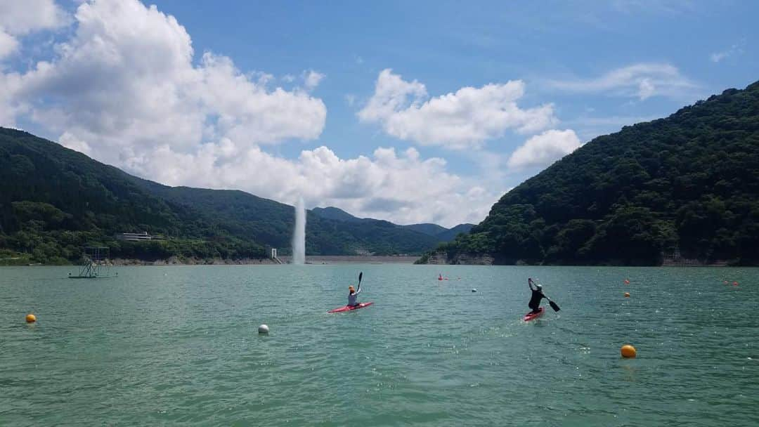 小野祐佳さんのインスタグラム写真 - (小野祐佳Instagram)「Hellooooo, brand new week!  #mondaymotivation #canoesprint #canoesport #カヌースプリント #山形県 #月山湖 #⛲ #tokyo2021 #tokyo2020」6月28日 11時55分 - juka_yukita