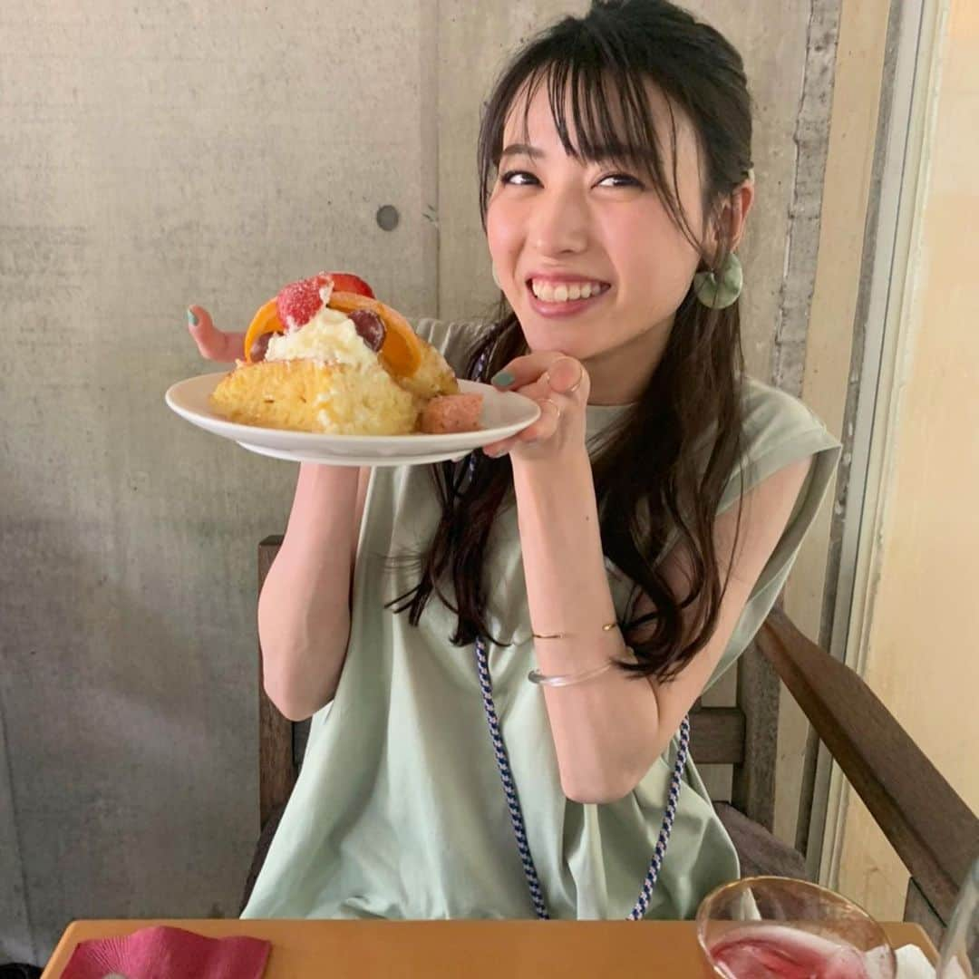 矢島舞美さんのインスタグラム写真 - (矢島舞美Instagram)「. 前に#日比美思 ちゃんと展示会に行った日の写真‼︎ ランチがめちゃくちゃ美味しかったよ(T ^ T)♡ 日比ちゃんが撮ってくれてたぁ♡（ ; ; ） . . #ランチ#パスタ#パンケーキ」6月28日 20時20分 - maimiyajima_official_uf