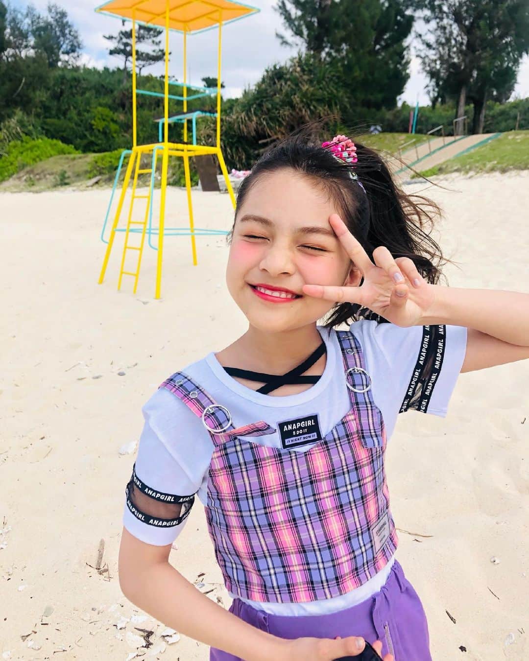 ニコ☆プチのインスタグラム：「👶🏻💓 前髪ぱっかーん🤲✨笑  #有坂心花」